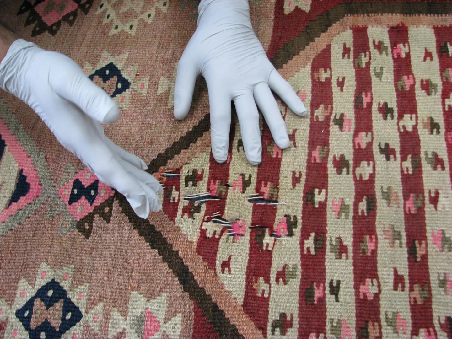 Rug cleanin first step is inspection